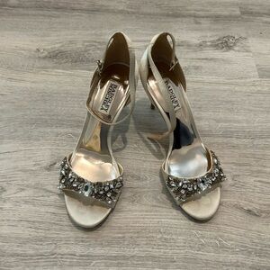 Badgley Mischka Satin Heels